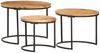 vidaXL Satztische 3 Stk. Massivholz Akazie 286185 Bild 3