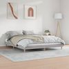 vidaXL Bettgestell Grau Sonoma 200x200 cm Holzwerkstoff 832011 Bild 4
