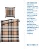 Schiesser Feinbiber Bettwäsche Set Borro aus weicher, wärmender Baumwolle, Farbe:Beige und Braun, Größe:155x220 cm Bild 4