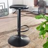 Wohnling Barhocker Schwarz Hocker ohne Lehne 58 - 79 cm Bild 3