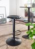 Wohnling Barhocker Schwarz Hocker ohne Lehne 58 - 79 cm Bild 5