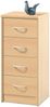 'Olli IX' Kommode mit Schubladen, Spanplatte Buche natur, 86 x 35 x 38 cm Bild 4