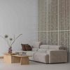 Ecksofa Novi aus robustem Melange-Stoff, modern mit Chaiselongue, Natur, verstellbare Nackenstütze, links Bild 2
