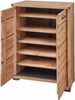 Schuhschrank HARPER ILEBO BHT 85x107x41 cm braun Schuhkipper Schuhkommode Bild 2
