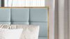 99rooms Florida Boxspringbett 200x200 cm Velours MONOLITH Silber Bild 2