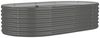 vidaXL Hochbeet Verzinkter Stahl 152x80x36 cm Grau 318914 Bild 2