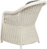2er Set Sessel BELLA Polyrattan Eierschalenweiß Gartensessel Armlehnsessel Bild 2