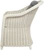 2er Set Sessel BELLA Polyrattan Eierschalenweiß Gartensessel Armlehnsessel Bild 3