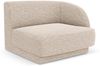 Micadoni Eckmodul Miley 1-Sitzer Rechts Chenille Eden Beige Bild 2