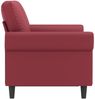 vidaXL 2-Sitzer-Sofa Weinrot 120 cm Kunstleder 359502 Bild 4