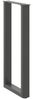vidaXL Konsolentischbeine U-Form 2 Stk. Anthrazit 38x(72-73) cm Stahl 4013174 Bild 4
