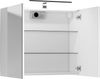 byLiving 'Spree' Spiegelschrank mit Soft-Close-Funktion und LED-Beleuchtung, Holz weiß, 60 x 20 x 70 cm Bild 2