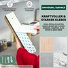 eluno Gewürzregale 2er Set mit Bambusboden, zur Wandmontage, aus Metall grau Bild 4