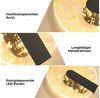 BlingBin LED Wandleuchte Innen LED, 5W Rund Modern Wandlampe Wandbeleuchtung aus Acryl, 500LM, LED fest integriert, Warmweiß, Warmweiß 300K, Wandlampe Innen für Wohnzimmer, Treppenhaus, Flur Bild 3