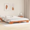vidaXL Bettrahmen Wachsbraun 180 x 200 cm Massives Kiefernholz 872853 Bild 3