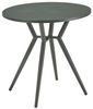 Liadomo Gartentisch Lesina, runder Bistrotisch, Balkontisch, Outdoor-Esstisch Ø 80 cm (wetterfest & modern, 1 Tisch), Aluminium Gartentisch in Anthrazit, rund Bild 2