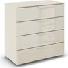 rauch Aditio Box, Kommode, 2 Schubladen, mit Glasfront, mit Softclose-Funktion, Farbe Beige, BxHxT 80x81x42cm Bild 3