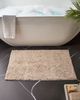 Badematte GOELA Hellbraun 60 x 90 cm Baumwolle Bild 3