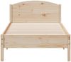 vidaXL Massivholzbett ohne Matratze 100x200 cm Kiefernholz 842614 Bild 4
