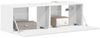 vidaXL TV-Wandschrank Glänzend Weiß 98 x 31 x 29,5 cm Holzwerkstoff 892237 Bild 2