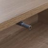 Nachttisch HWC-P44, Nachtkasten Nachtschrank Nachtkommode, 2 Schubladen MDF 43x48x41cm ~ Sonoma-Eiche-Optik Bild 5