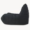 Bodensessel Kodsø 75 x 90 x 100 cm Mikrofaser Schwarz [en. casa] Bild 5
