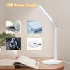 LQWELL Schreibtischlampe LED Tischlampe Abnehmbare Studienlampe, mit Touchdimmer, LED fest integriert, 3 Helligkeitsstufen, Dimmbare Tischleuchte, für Heimbüro, 0° bis 180° Drehung, 6500K Bild 4