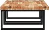 vidaXL Waschbeckenregal Wandmontage Stahl und Akazienholz 3302945 Bild 5