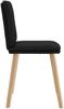 vidaXL Esszimmerstühle 6 Stk. Schwarz Stoff 3315627 Bild 5