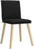 vidaXL Esszimmerstühle 6 Stk. Schwarz Stoff 3315627 Bild 3