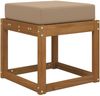 vidaXL Sitzkissen für Outdoor Taupe 40 x 40 x 8 cm 100 % Polyester 900939 Bild 3