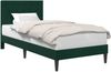 vidaXL Bettrahmen mit Kopfteil Dunkelgrün 100 x 200 cm Samt 42027645 Bild 2
