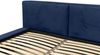 Polsterbett Doppelbett LEXIE 180x200cm Komplettset in Stoff Riviera Blau Bild 3
