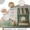 Flieks Kinderbett, Hausbett Einzelbett 90x200cm mit Dach und Fenster mit 2 Schubladen Bild 4