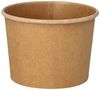 25 Suppenbecher, Pappe 350 ml Ø 9,8 cm · 7 cm braun Bild 1