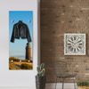 Queence Garderobe - "Salma" Druck auf hochwertigem Arcylglas inkl. Edelstahlhaken und Aufhängung, Format: 50x120cm Bild 2