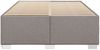 Bettgestell ohne Matratze, ohne Kopfteil, Stoff, Taupe, 140x200 cm Bild 4