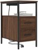 vidaXL Nachttisch Braun Eichen-Optik 30 x 48 x 61 cm Holzwerkstoff 859418 Bild 3
