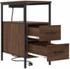 vidaXL Nachttisch Braun Eichen-Optik 30 x 48 x 61 cm Holzwerkstoff 859418 Bild 5