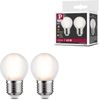 Paulmann 28639 LED Tropfen 5 Watt E27 Matt Warmweiß 2er-Pack Bild 2