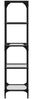 vidaXL Regal mit Glasböden Transparent 40x30x123 cm Stahl 846040 Bild 5