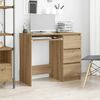 vidaXL Schreibtisch Artisan-Eiche 90x45x76 cm Holzwerkstoff 861143 Bild 3