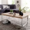 Wohnling Couchtisch 120 x 60 x 40 cm Massiv Holz, Akazie Bild 3