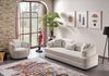 Sitzgruppe/Sofa Set - Wohnzimmergarnitur "Luma" 3+3+1-Beige Bild 2