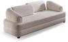 Sitzgruppe/Sofa Set - Wohnzimmergarnitur "Luma" 3+3+1-Beige Bild 5