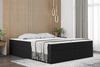 Boxspringbett Schlafzimmerbett PRIMA 120x220cm Stoff Schwarz inkl. Bettkasten Bild 2