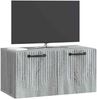 vidaXL Wandmontierter TV-Schrank Graues Sonoma 59,5 x 31 x 30 cm 899051 Bild 3