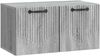 vidaXL Wandmontierter TV-Schrank Graues Sonoma 59,5 x 31 x 30 cm 899051 Bild 2
