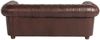 Sofa 3-Sitzer Kalea Bezug Wischleder Buche nussbaum dunkel / braun 21369 Bild 5