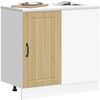 vidaXL Küchenunterschrank Lucca Sonoma-Eiche Holzwerkstoff 854311 Bild 3